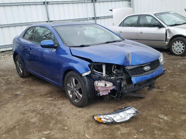 KNAFU6A23C5625837 - 2012 KIA FORTE EX BLUE photo 1