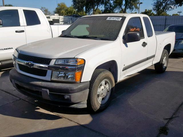 1GCCS39E788200328 - 2008 CHEVROLET COLORADO L WHITE photo 2