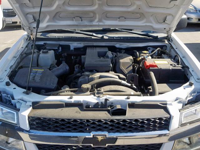 1GCCS39E788200328 - 2008 CHEVROLET COLORADO L WHITE photo 7