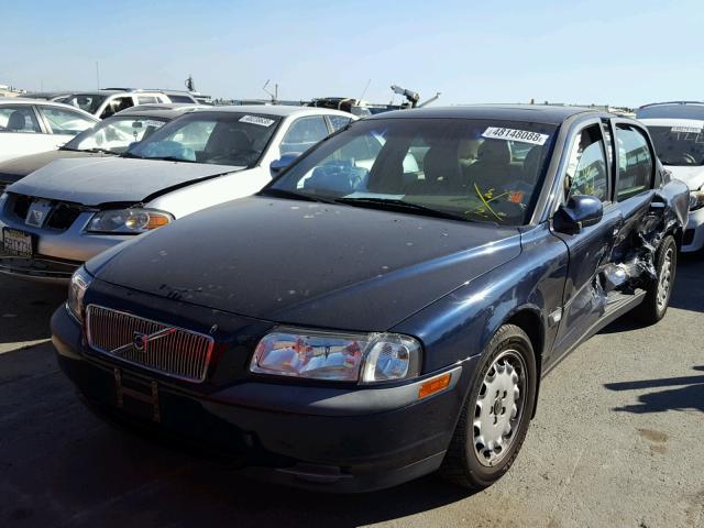 YV1TS94D5Y1096524 - 2000 VOLVO S80 BLUE photo 2