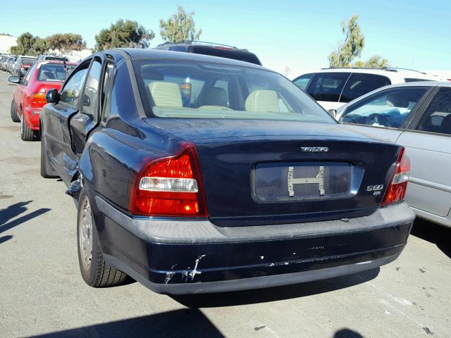 YV1TS94D5Y1096524 - 2000 VOLVO S80 BLUE photo 3