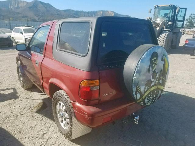 KNDJB623XX5575678 - 1999 KIA SPORTAGE RED photo 3