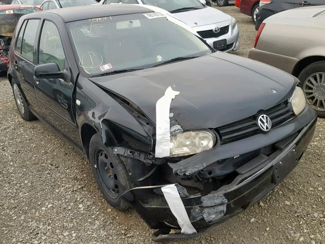 9BWFK61J524044205 - 2002 VOLKSWAGEN GOLF GL BLACK photo 1