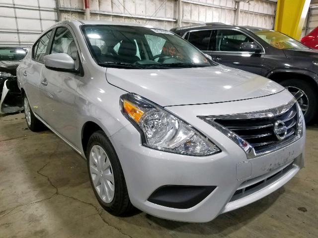 3N1CN7AP9JK433204 - 2018 NISSAN VERSA S SILVER photo 1