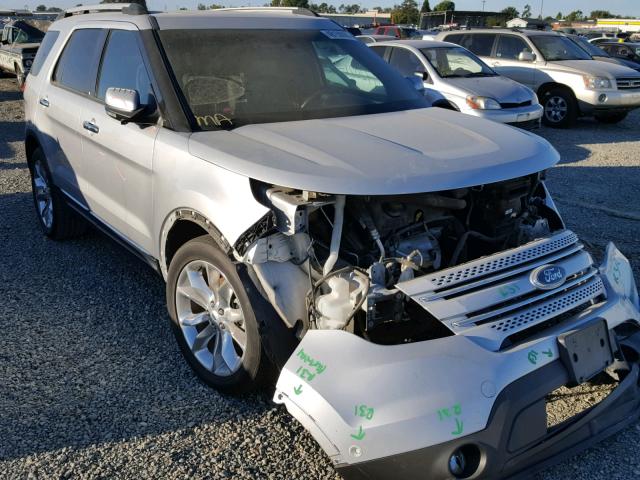 1FMHK7F89CGA52589 - 2012 FORD EXPLORER L SILVER photo 1