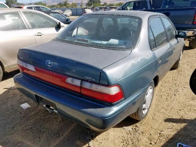 1NXBB02E4TZ483142 - 1996 TOYOTA COROLLA DX TEAL photo 4