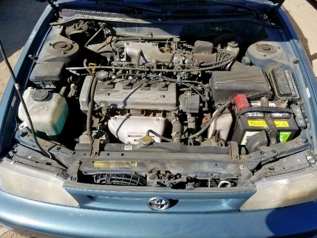 1NXBB02E4TZ483142 - 1996 TOYOTA COROLLA DX TEAL photo 7