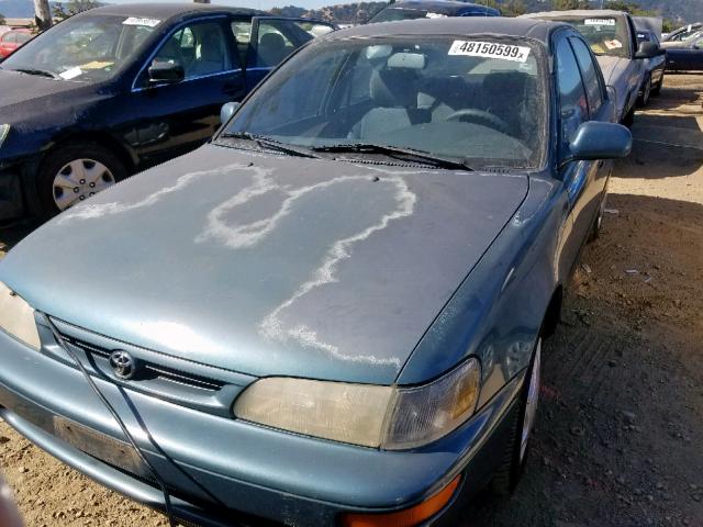 1NXBB02E4TZ483142 - 1996 TOYOTA COROLLA DX TEAL photo 9