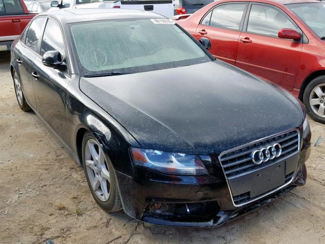 WAULF78K29N010973 - 2009 AUDI A4 2.0T QU BLACK photo 1