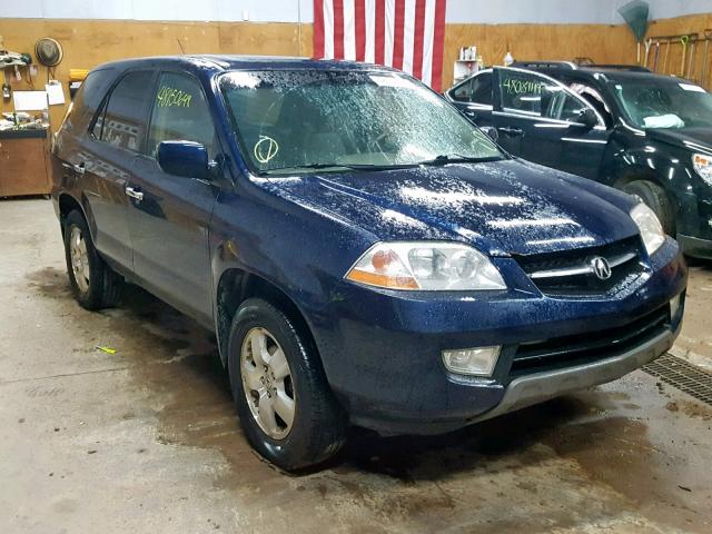 2HNYD18283H533758 - 2003 ACURA MDX BLUE photo 1