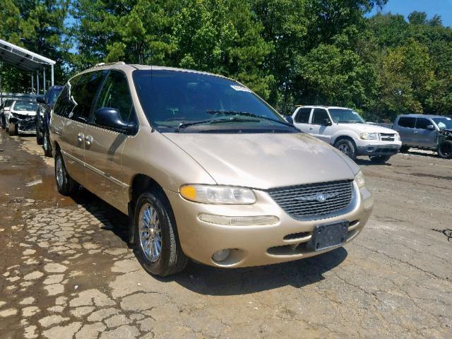 1C4GP64L1YB547974 - 2000 CHRYSLER TOWN & COU GOLD photo 1