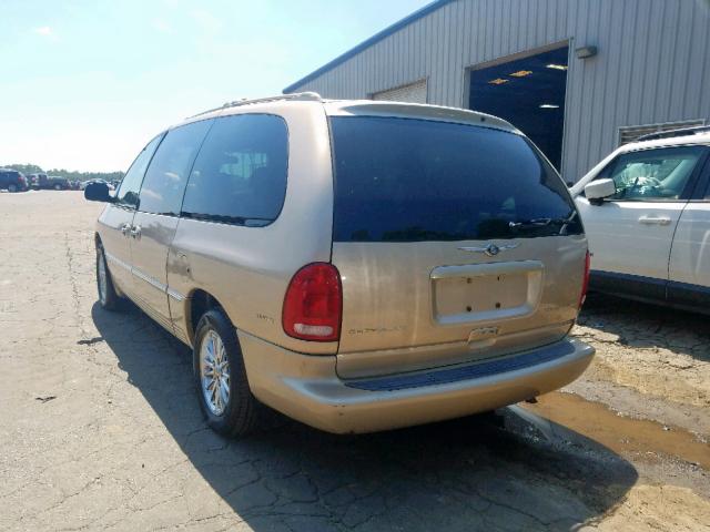 1C4GP64L1YB547974 - 2000 CHRYSLER TOWN & COU GOLD photo 3