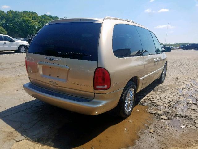 1C4GP64L1YB547974 - 2000 CHRYSLER TOWN & COU GOLD photo 4