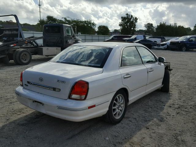 KMHFU45E32A175071 - 2002 HYUNDAI XG 350 WHITE photo 4