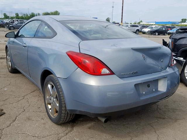 1G2ZH18N974164165 - 2007 PONTIAC G6 GT BLUE photo 3