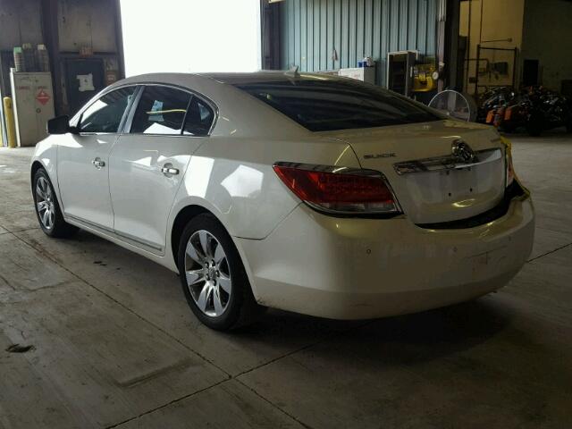 1G4GC5GG3AF167551 - 2010 BUICK LACROSSE C WHITE photo 3