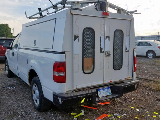 1FTRF122X8KD93631 - 2008 FORD F150 WHITE photo 3