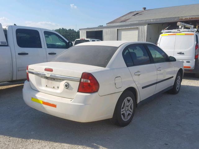 1G1ZS52F24F130017 - 2004 CHEVROLET MALIBU WHITE photo 4