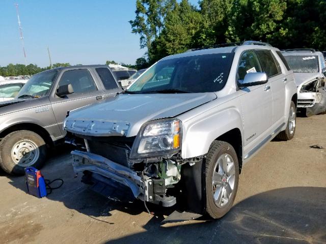 2GKALUEK7E6309643 - 2014 GMC TERRAIN DE SILVER photo 2