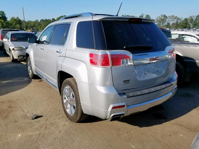 2GKALUEK7E6309643 - 2014 GMC TERRAIN DE SILVER photo 3