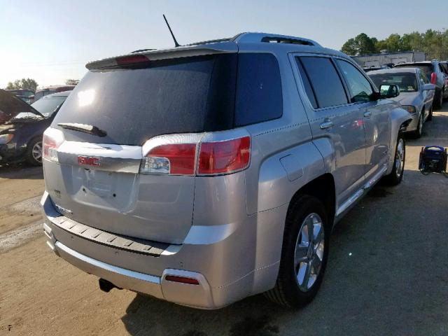 2GKALUEK7E6309643 - 2014 GMC TERRAIN DE SILVER photo 4