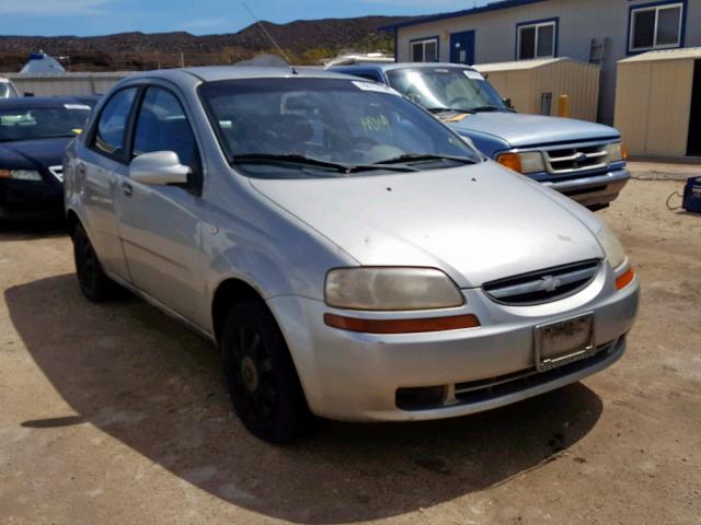 KL1TD526X5B443985 - 2005 CHEVROLET AVEO BASE Gümüş foto 1