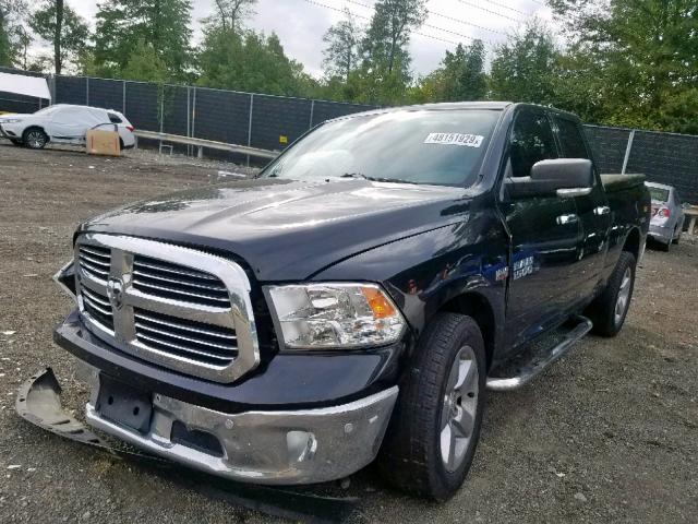 1C6RR7GTXFS787596 - 2015 RAM 1500 SLT BLACK photo 2