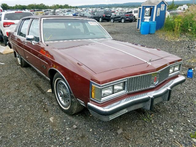 1G3AW69Y5CM236154 - 1982 OLDSMOBILE 98 REGENCY BURGUNDY photo 1