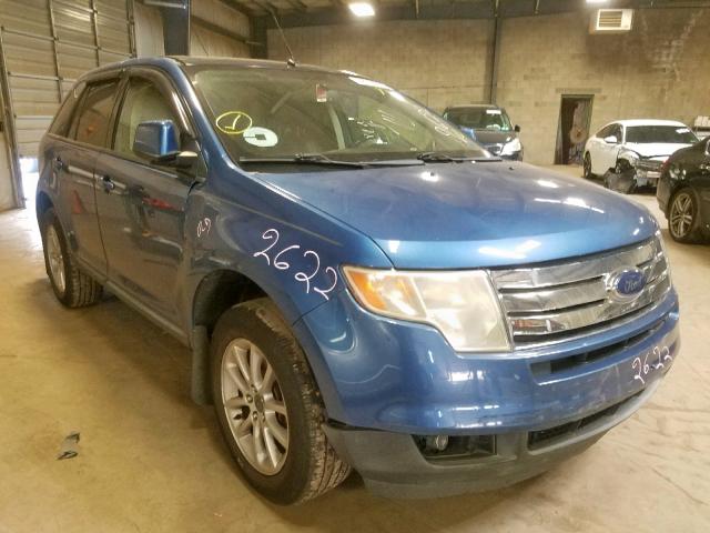 2FMDK48C79BA65162 - 2009 FORD EDGE SEL BLUE photo 1