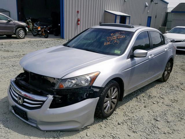 1HGCP2F8XCA135083 - 2012 HONDA ACCORD EXL SILVER photo 2