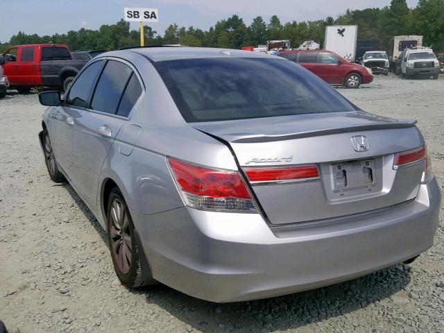 1HGCP2F8XCA135083 - 2012 HONDA ACCORD EXL SILVER photo 3