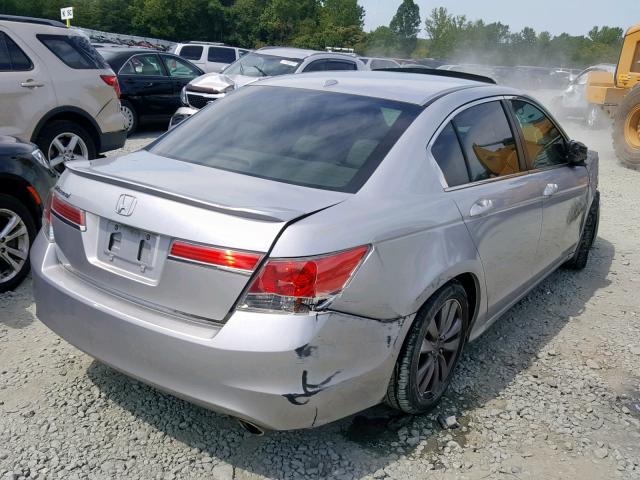 1HGCP2F8XCA135083 - 2012 HONDA ACCORD EXL SILVER photo 4