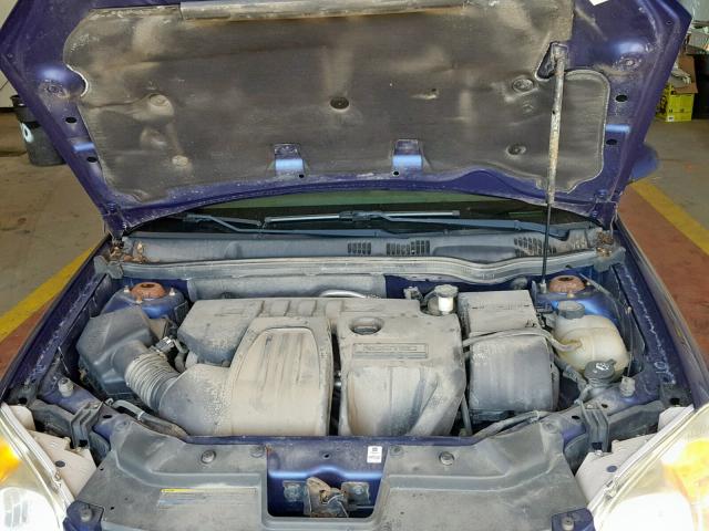 1G1AL55F477186285 - 2007 CHEVROLET COBALT LT BLUE photo 7