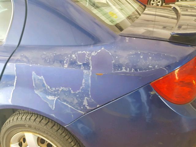 1G1AL55F477186285 - 2007 CHEVROLET COBALT LT BLUE photo 9