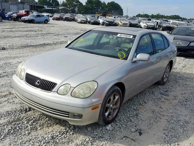 JT8BD69S010131532 - 2001 LEXUS GS 300 SILVER photo 2