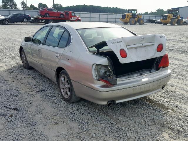 JT8BD69S010131532 - 2001 LEXUS GS 300 SILVER photo 3