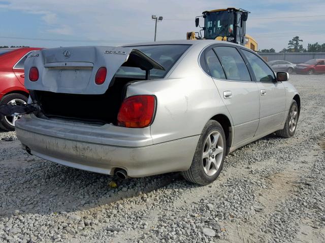 JT8BD69S010131532 - 2001 LEXUS GS 300 SILVER photo 4