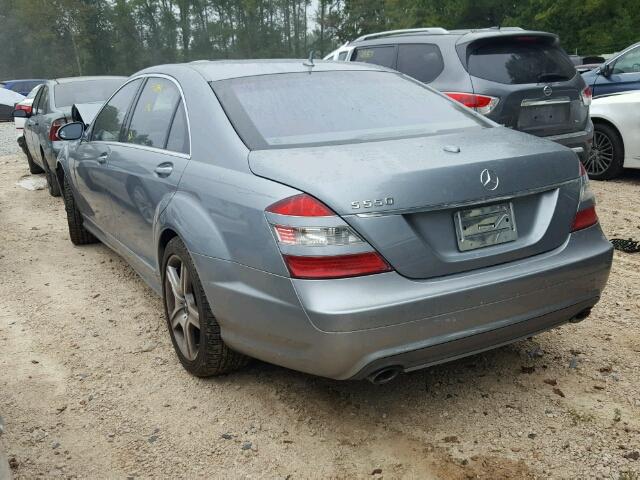 WDDNG71X57A055883 - 2007 MERCEDES-BENZ S 550 GRAY photo 3