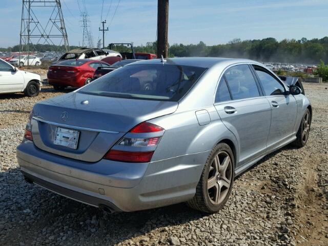 WDDNG71X57A055883 - 2007 MERCEDES-BENZ S 550 GRAY photo 4