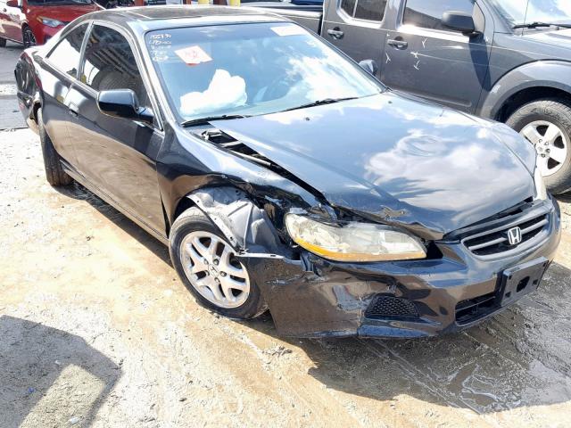 1HGCG22562A018322 - 2002 HONDA ACCORD EX BLACK photo 1