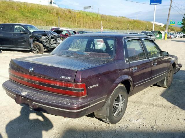 3G4AG55N6PS602580 - 1993 BUICK CENTURY SP MAROON photo 4