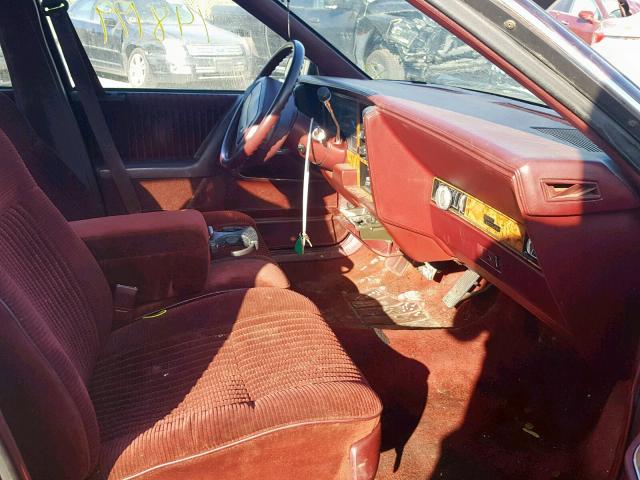 3G4AG55N6PS602580 - 1993 BUICK CENTURY SP MAROON photo 5