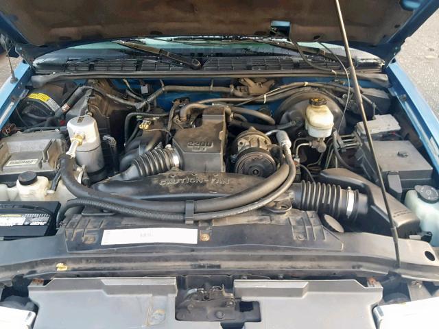 1GCCS1447YK124048 - 2000 CHEVROLET S TRUCK S1 BLUE photo 7