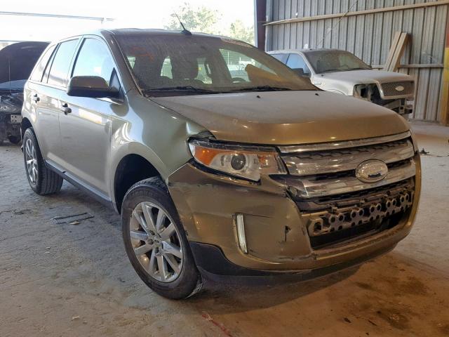 2FMDK3KC1DBB59470 - 2013 FORD EDGE LIMIT GREEN photo 1