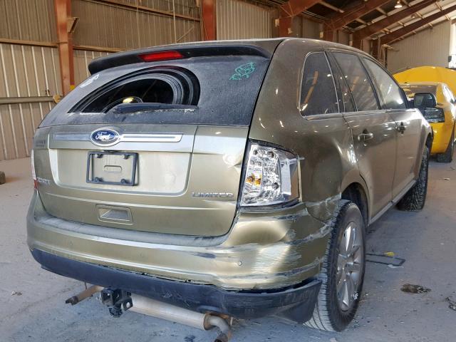 2FMDK3KC1DBB59470 - 2013 FORD EDGE LIMIT GREEN photo 4