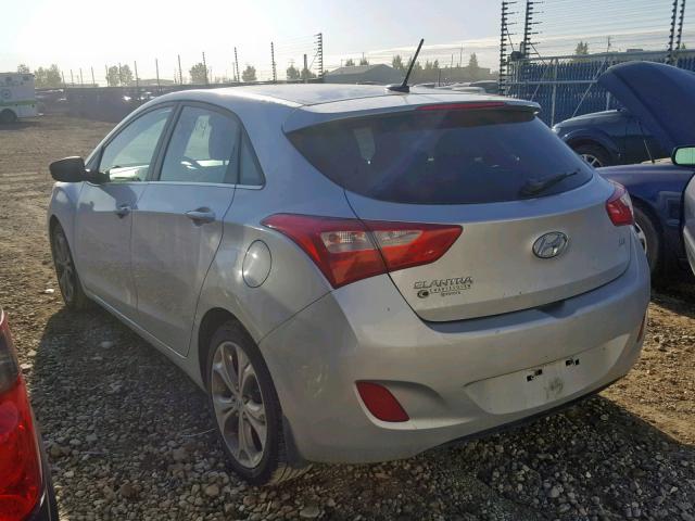 KMHD35LE1DU021270 - 2013 HYUNDAI ELANTRA GT SILVER photo 3