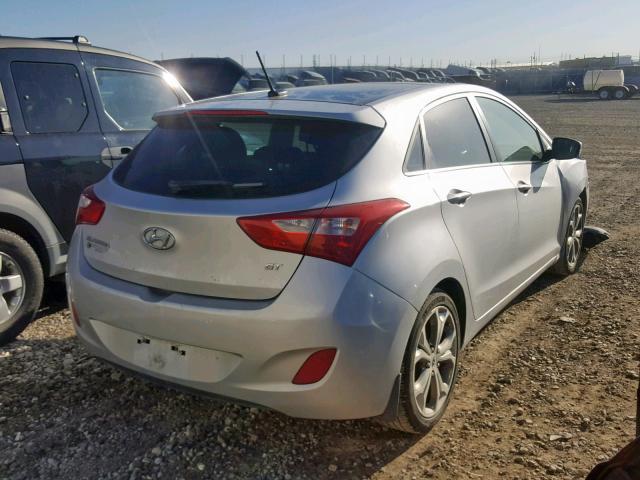 KMHD35LE1DU021270 - 2013 HYUNDAI ELANTRA GT SILVER photo 4