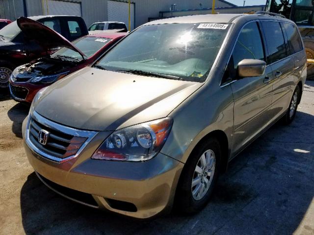 5FNRL38418B071695 - 2008 HONDA ODYSSEY EX GOLD photo 2