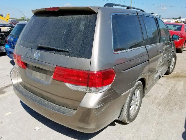 5FNRL38418B071695 - 2008 HONDA ODYSSEY EX GOLD photo 4