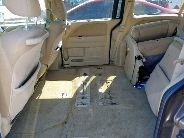 5FNRL38418B071695 - 2008 HONDA ODYSSEY EX GOLD photo 6